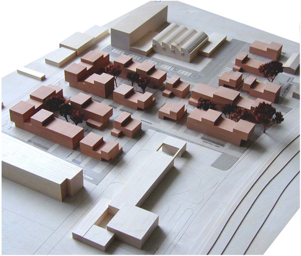 An der Donau Ingolstadt – Arbeitsmodell des Quartiers