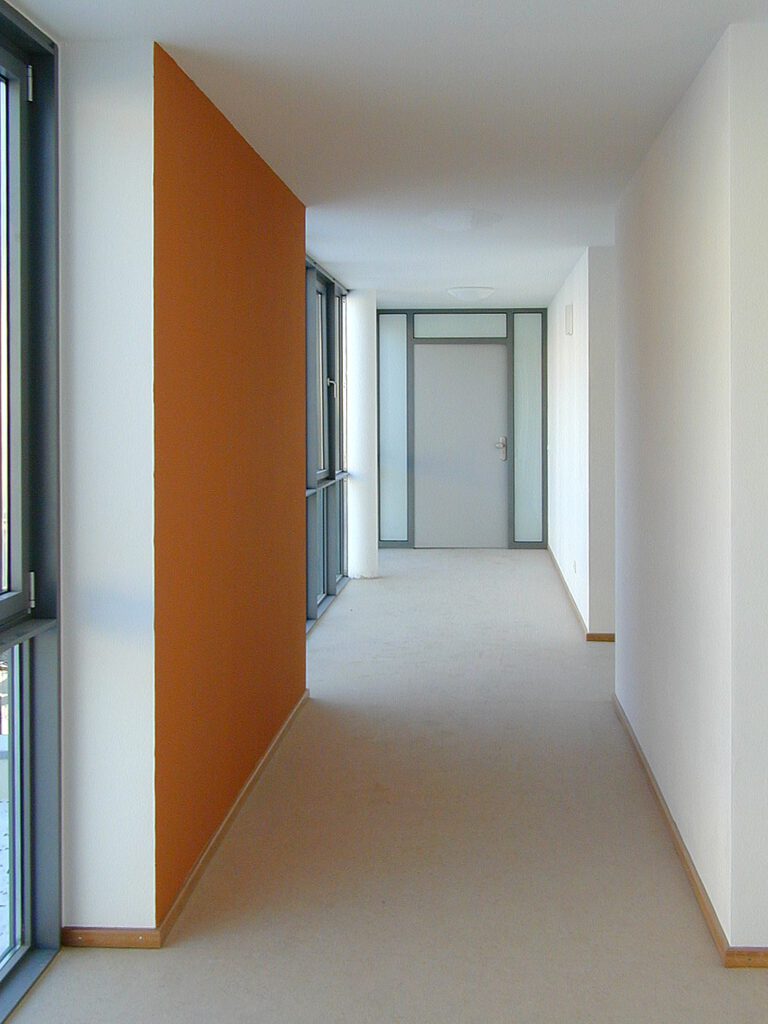 Beckerstraße Ingolstadt – Durchgang zwischen Neubau und Bestand
